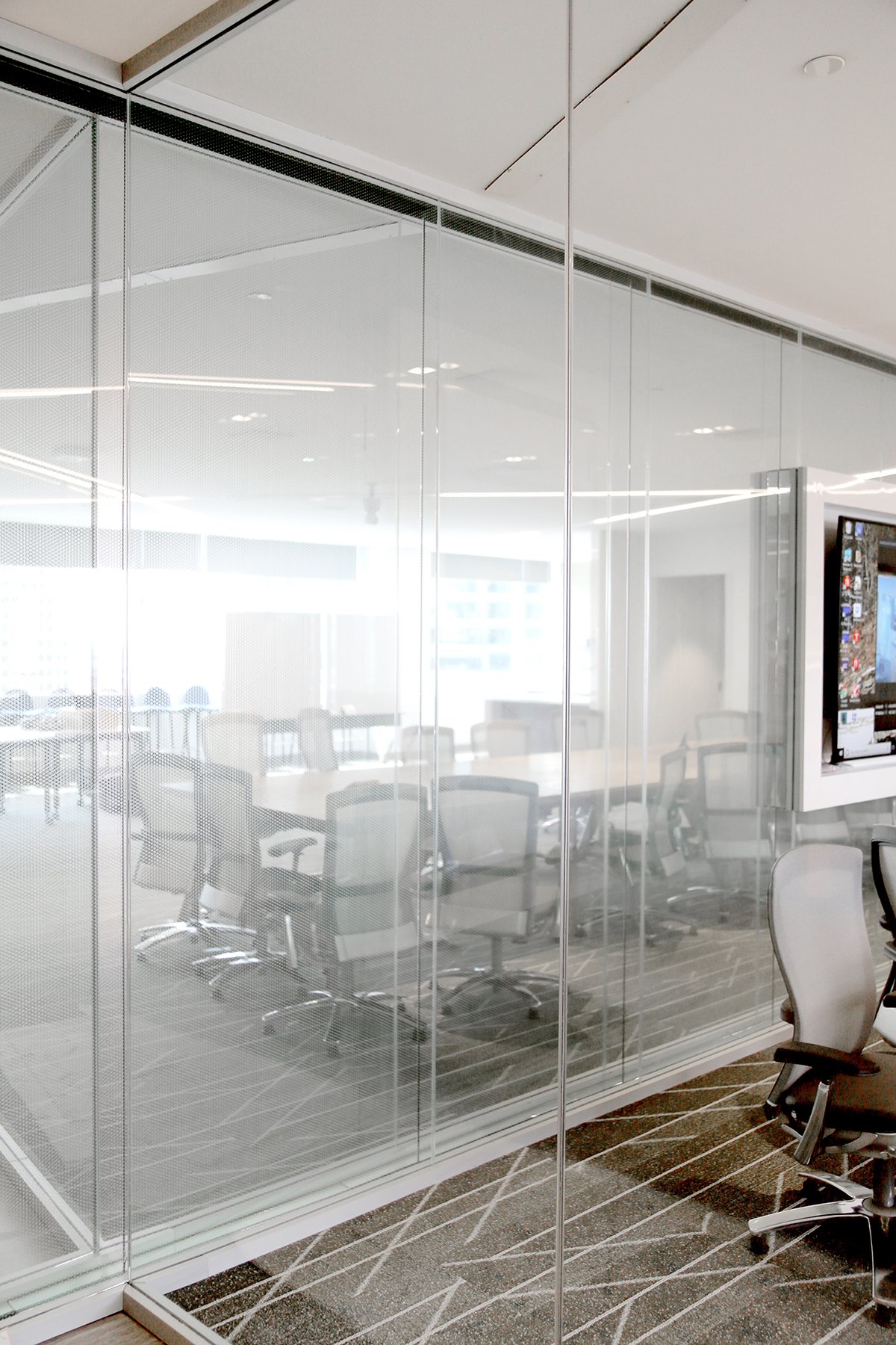 Specialty Glass Custom Mirror Conference Room Wall