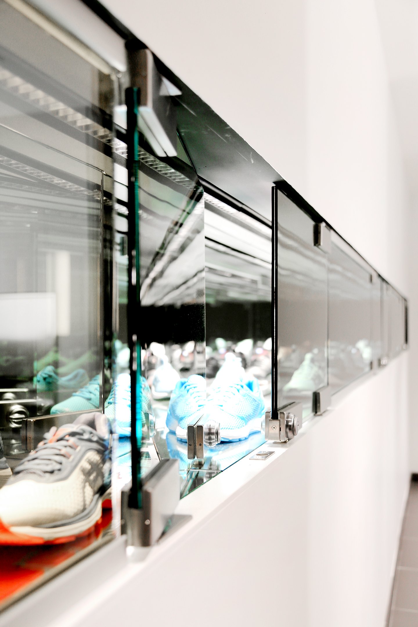 Custom Infinity Mirror Sneaker Display Case