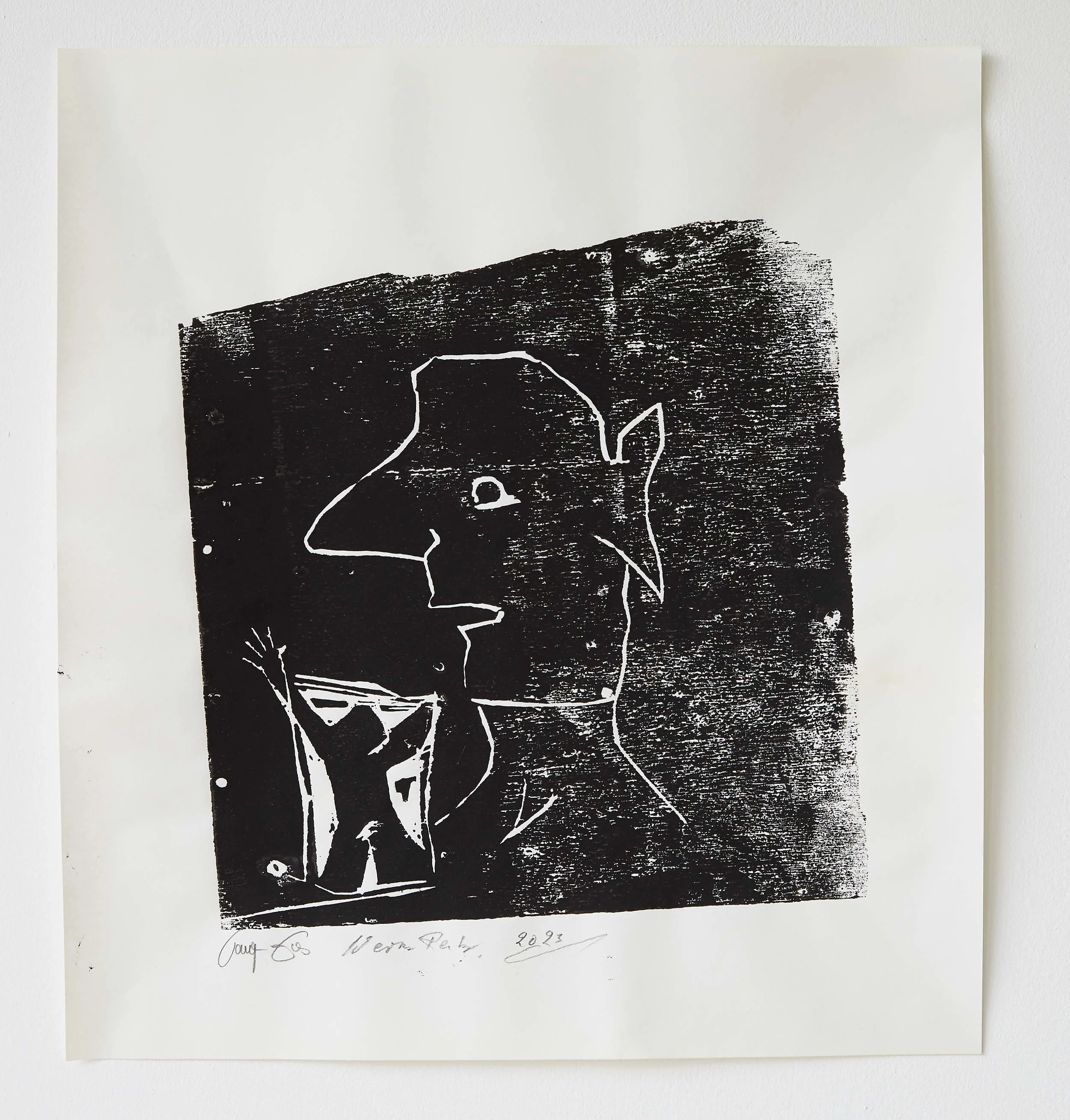 Holzdruck | 38 cm x 35 cm