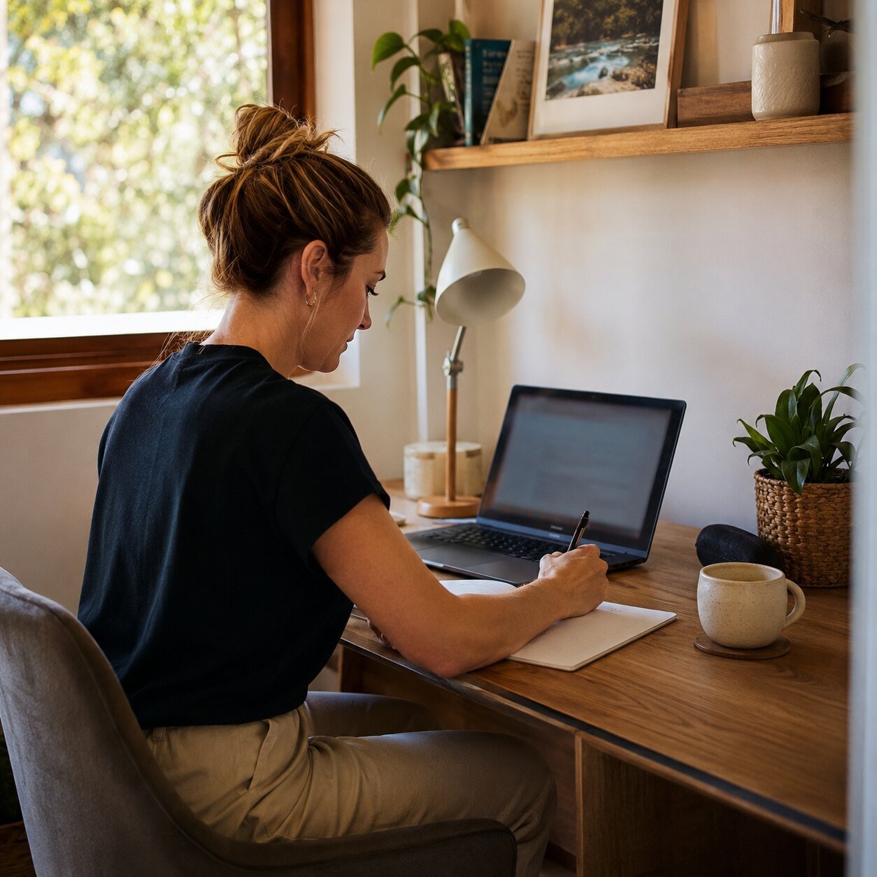 Brisbane occupational therapist preparing a Functional Capacity Assessment report.