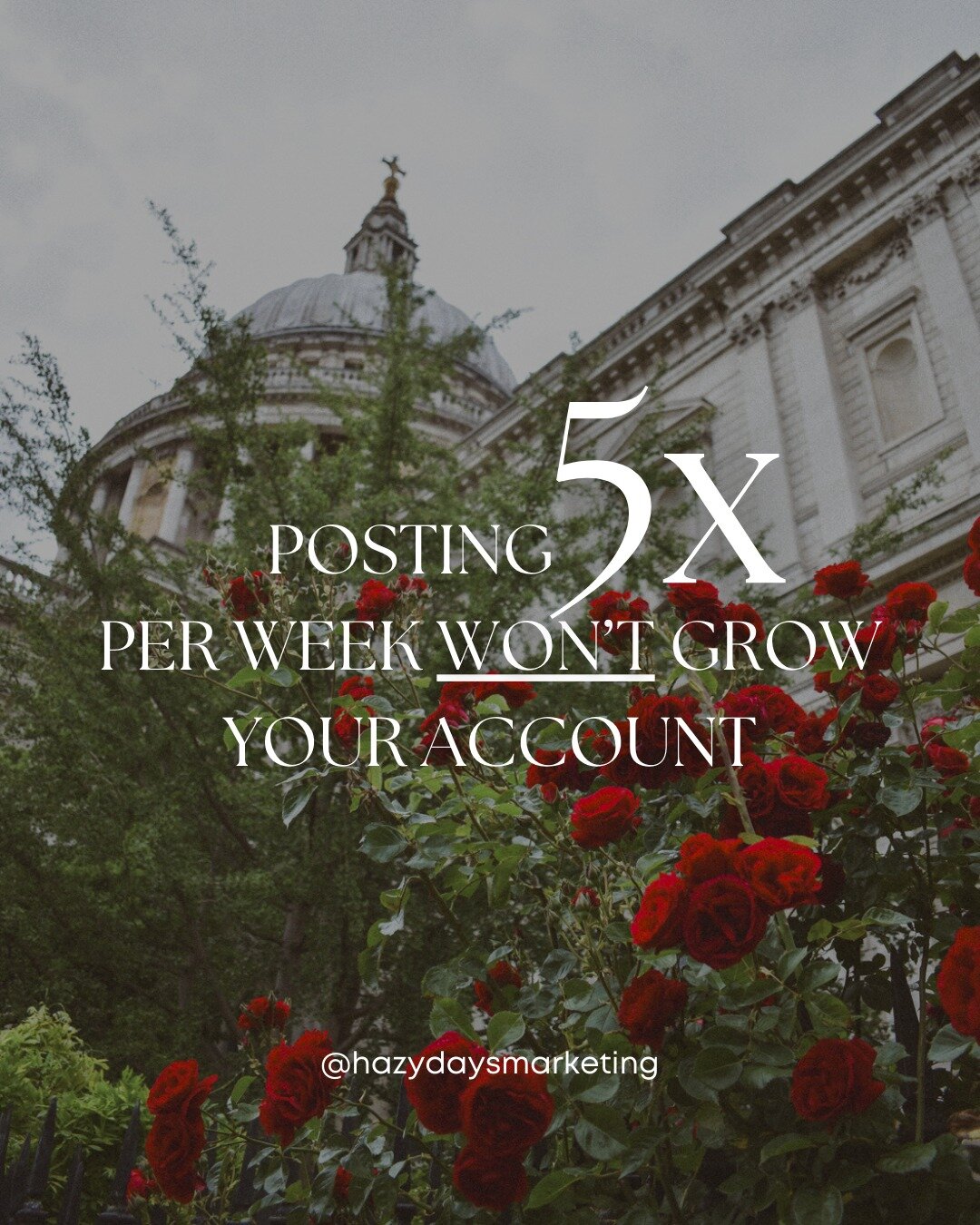 Posting 2, 3 or even 5 times per day won&rsquo;t grow your account&hellip; *if your content doesn&rsquo;t speak to your audience 👀

When deciding what to post it's important to understand your audience's values and feelings and create content that a