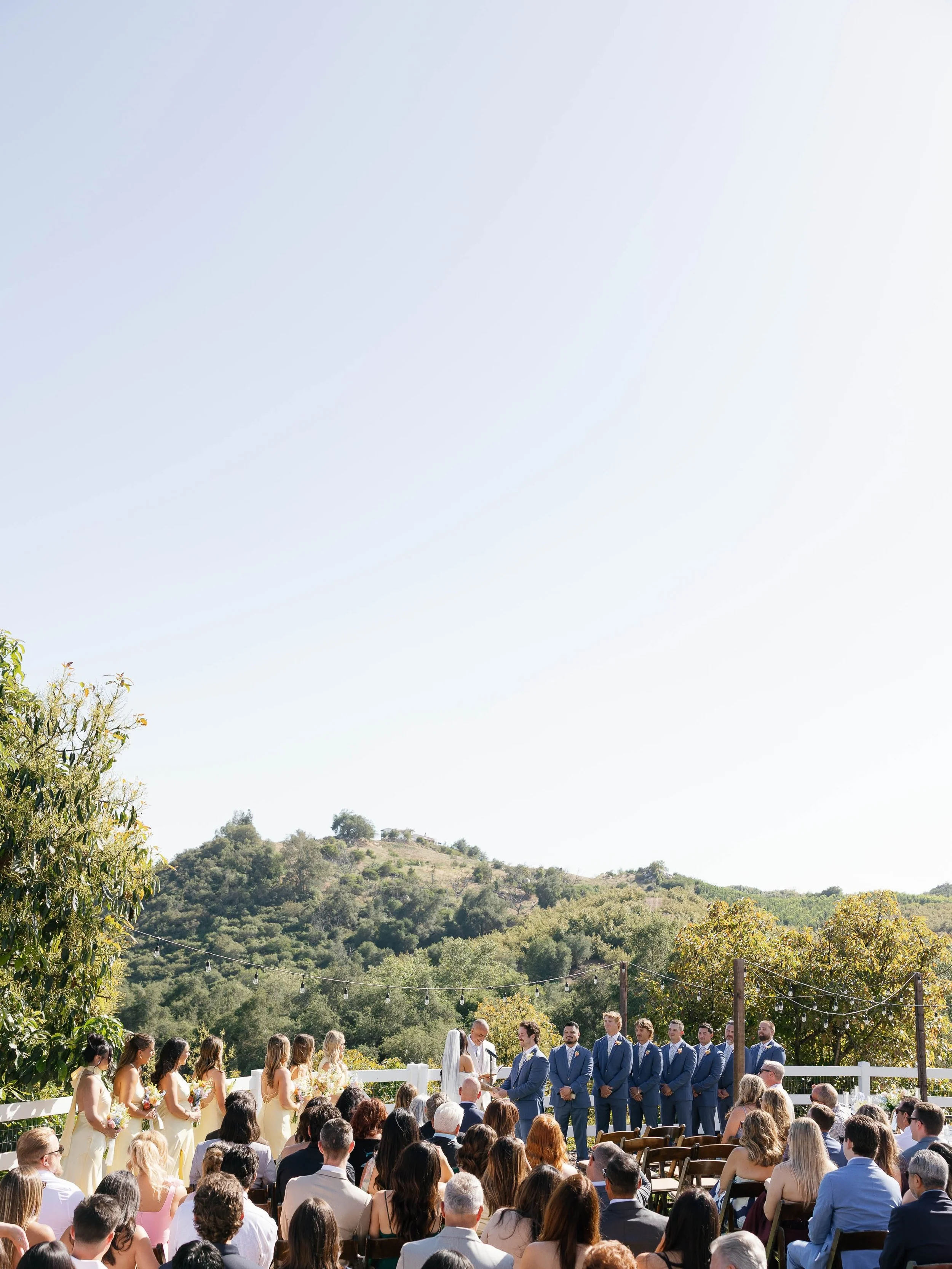 A love story tucked into the hills, surrounded by the people who matter most 🕊️