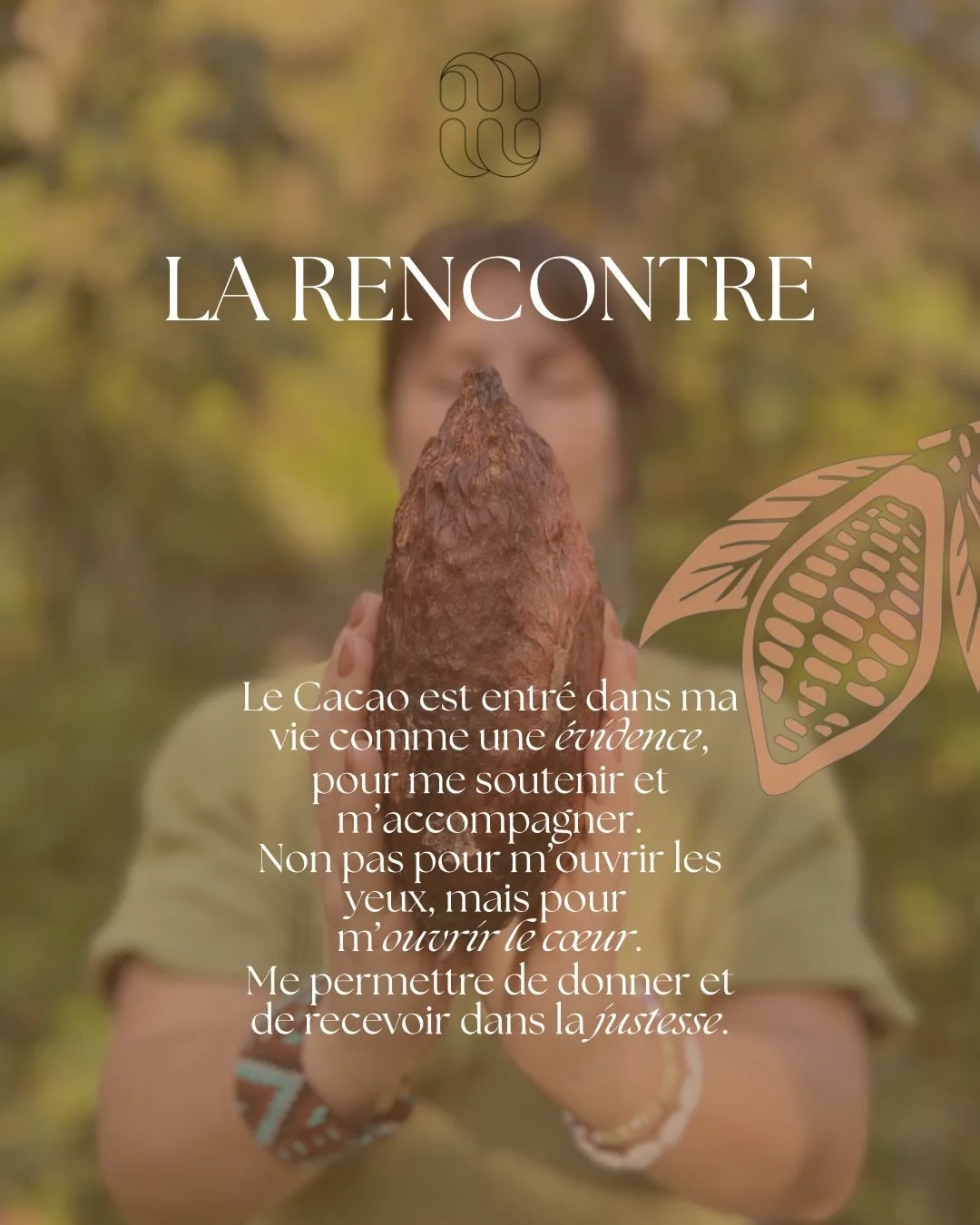 Reliance &hellip;

Il y a des rencontres qui transforment une vie sans qu&rsquo;on ait rien forc&eacute;.

Le Cacao fait partie de celles-l&agrave;.
Une pr&eacute;sence si pr&eacute;cieuse qui m&rsquo;accompagne sur mon chemin depuis plusieurs ann&ea