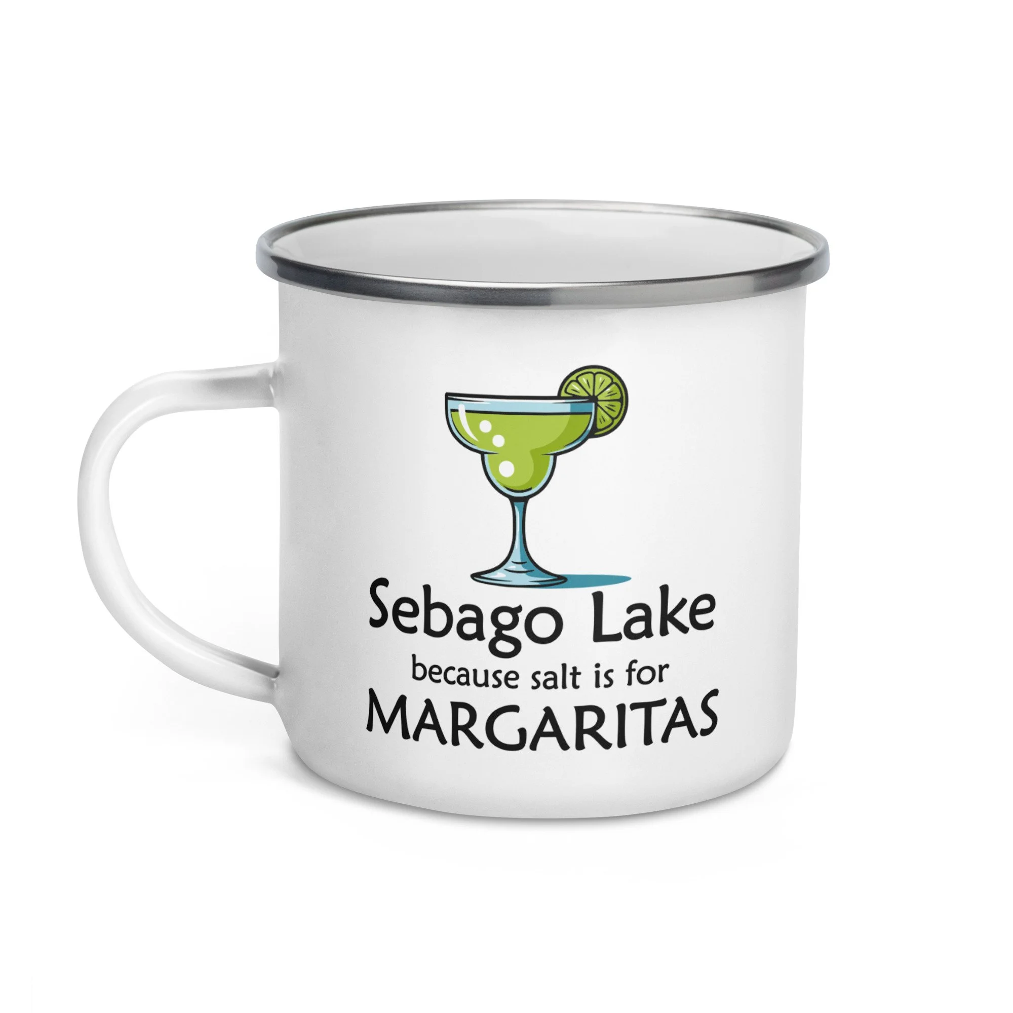Sebago Lake because Salt is for Margaritas Camp Mug