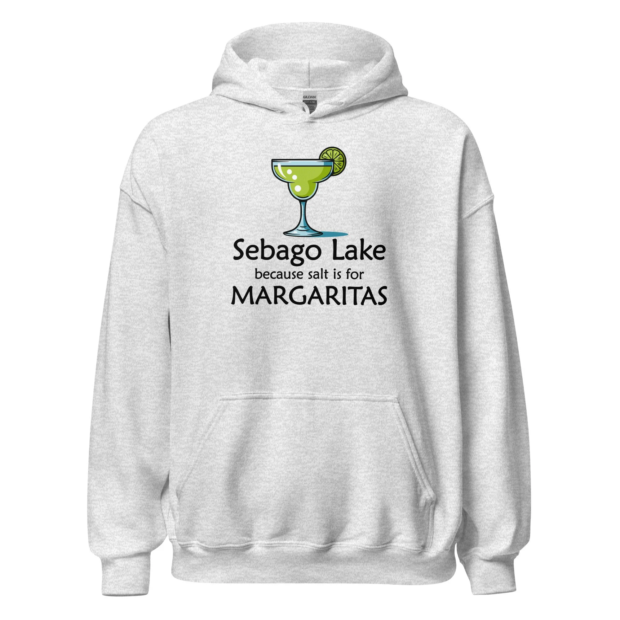 Sebago Lake because Salt is for Margaritas Classic Hoodie