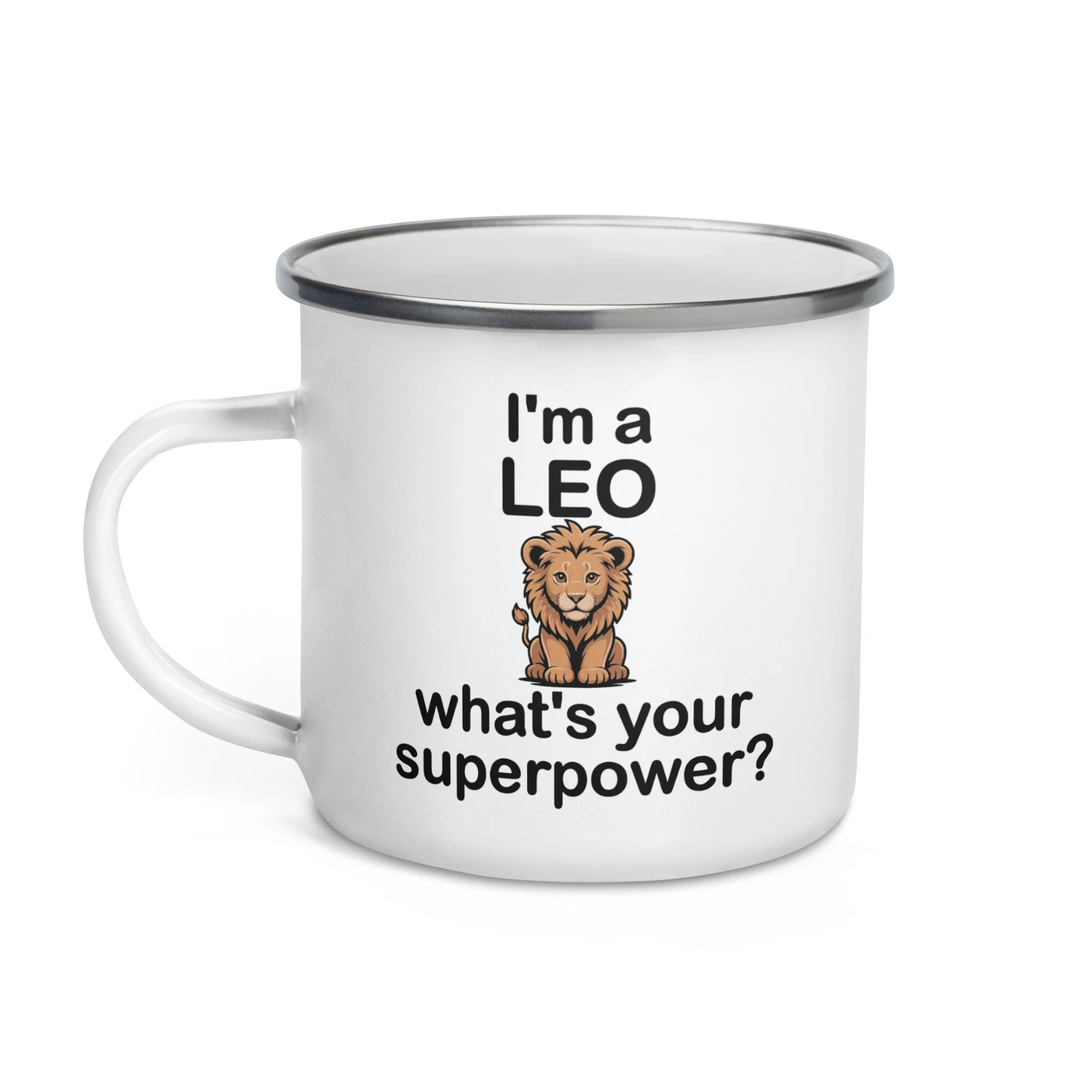 I'm a Leo - what's your superpower? Camp Mug