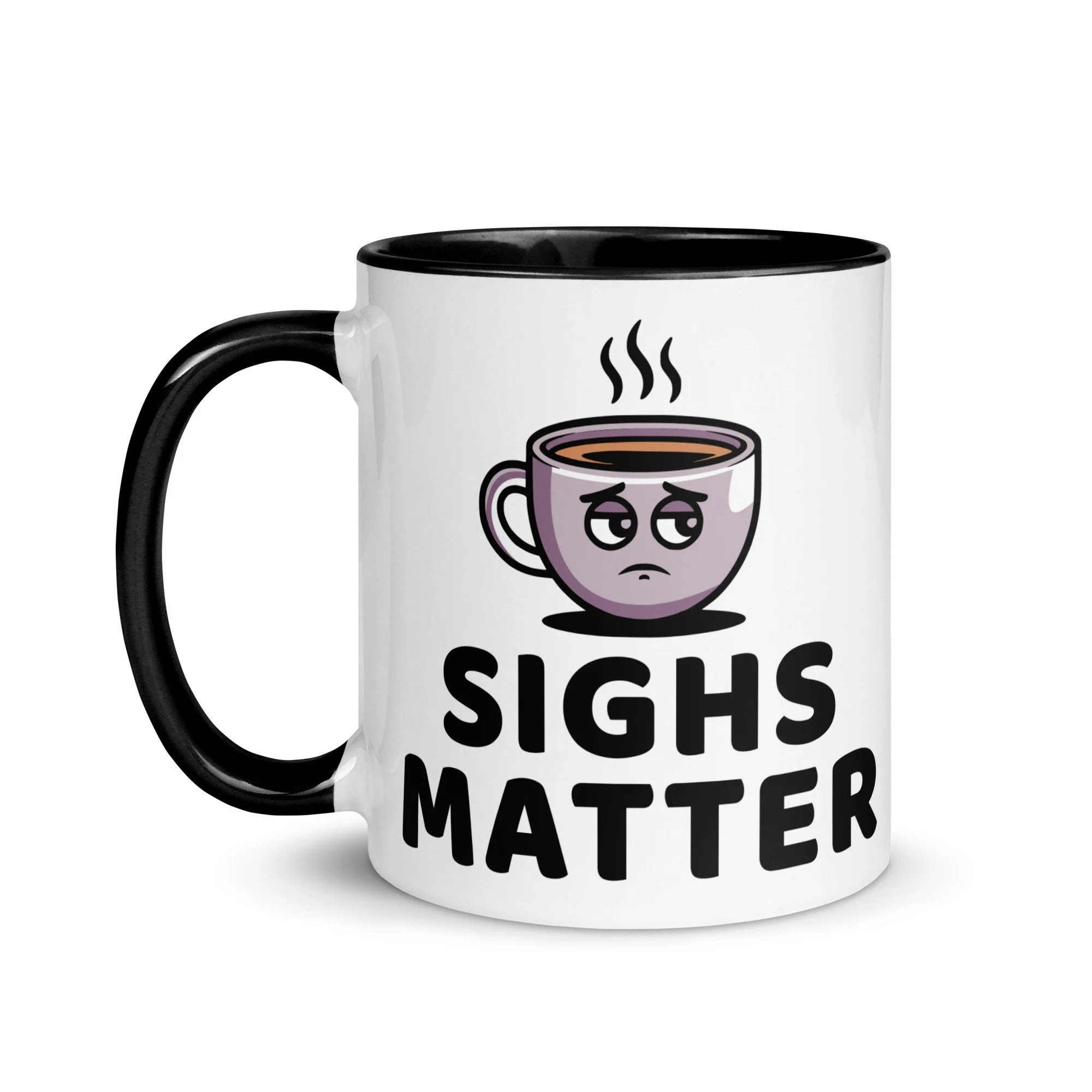 Sighs Matter Accent Color Mug