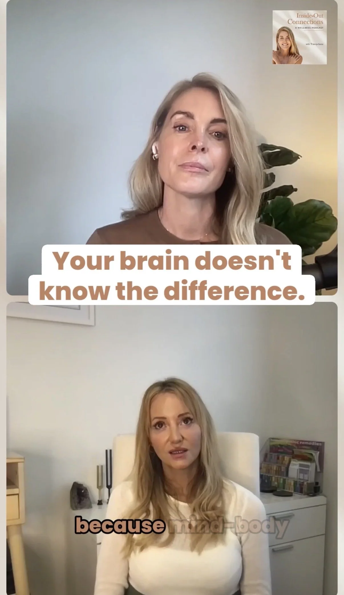 Sally Thornton on the Inside-Out Connections podcast discussing kinesiology, stress, emotional healing and the mind-body connection.
