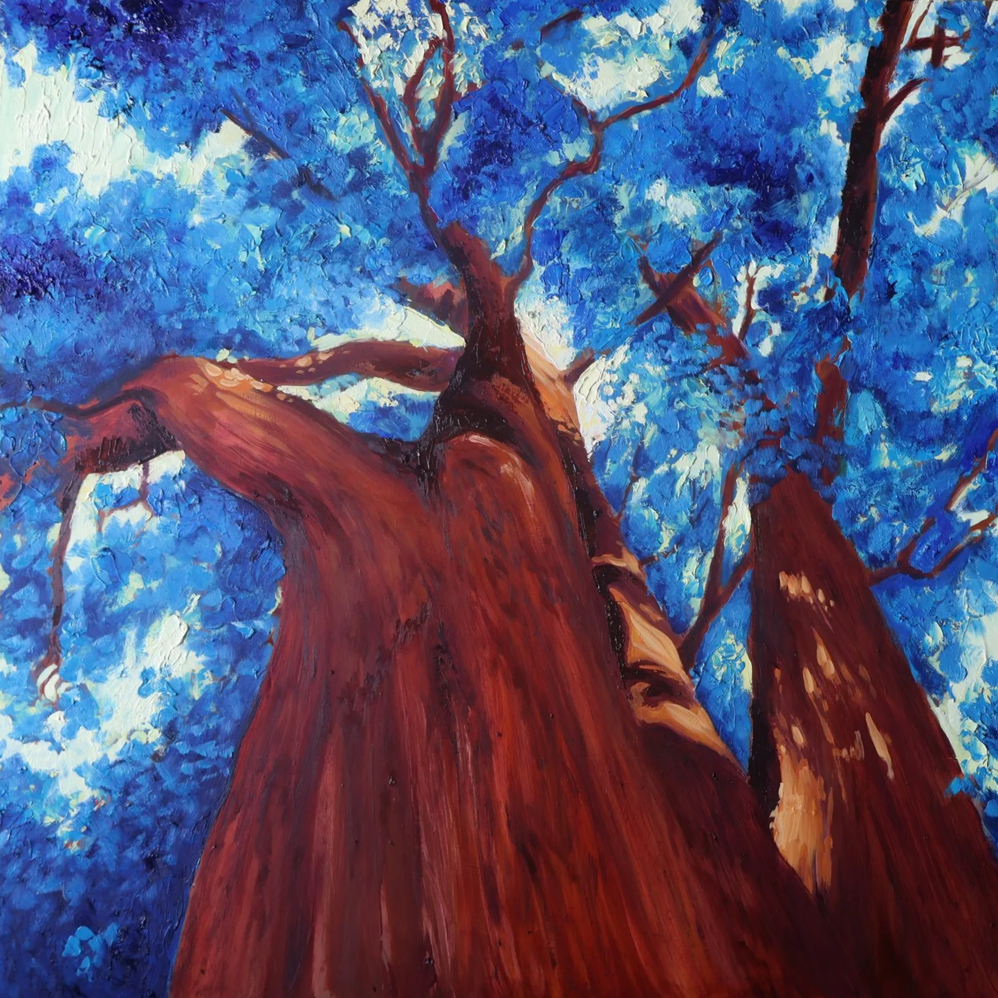 Look Up | Oil on Panel | 50cm x 5cm