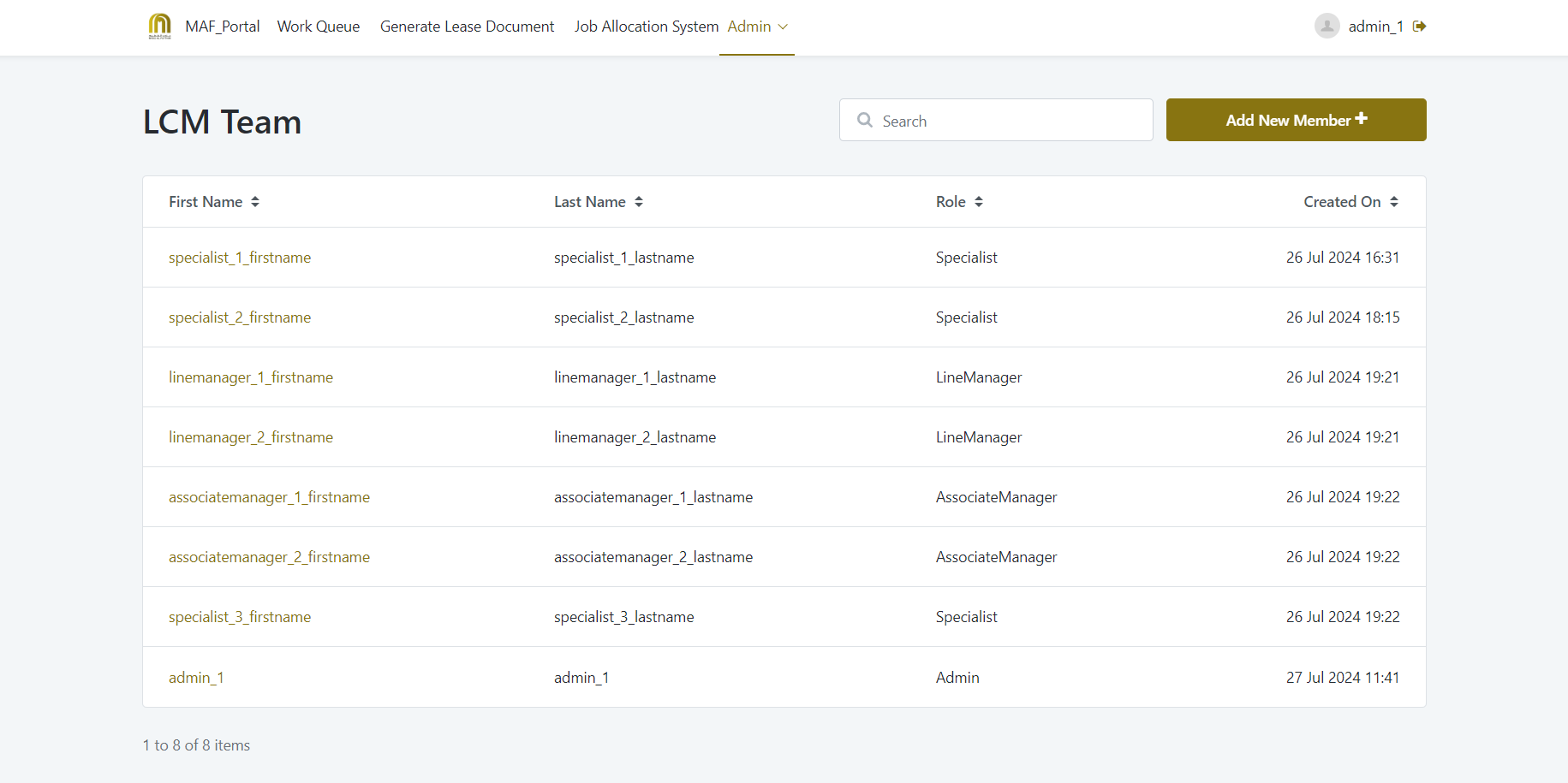 Original 'LCD Team' Page