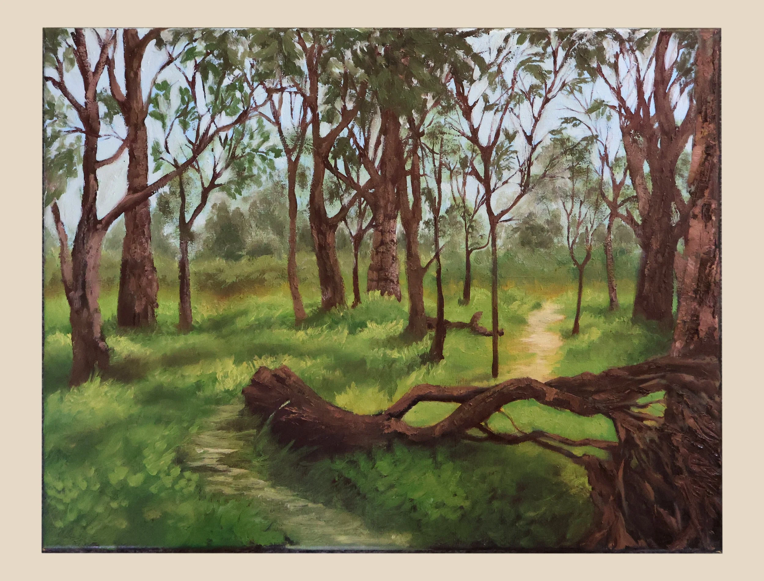 Braeside Park - Oil on Canvas