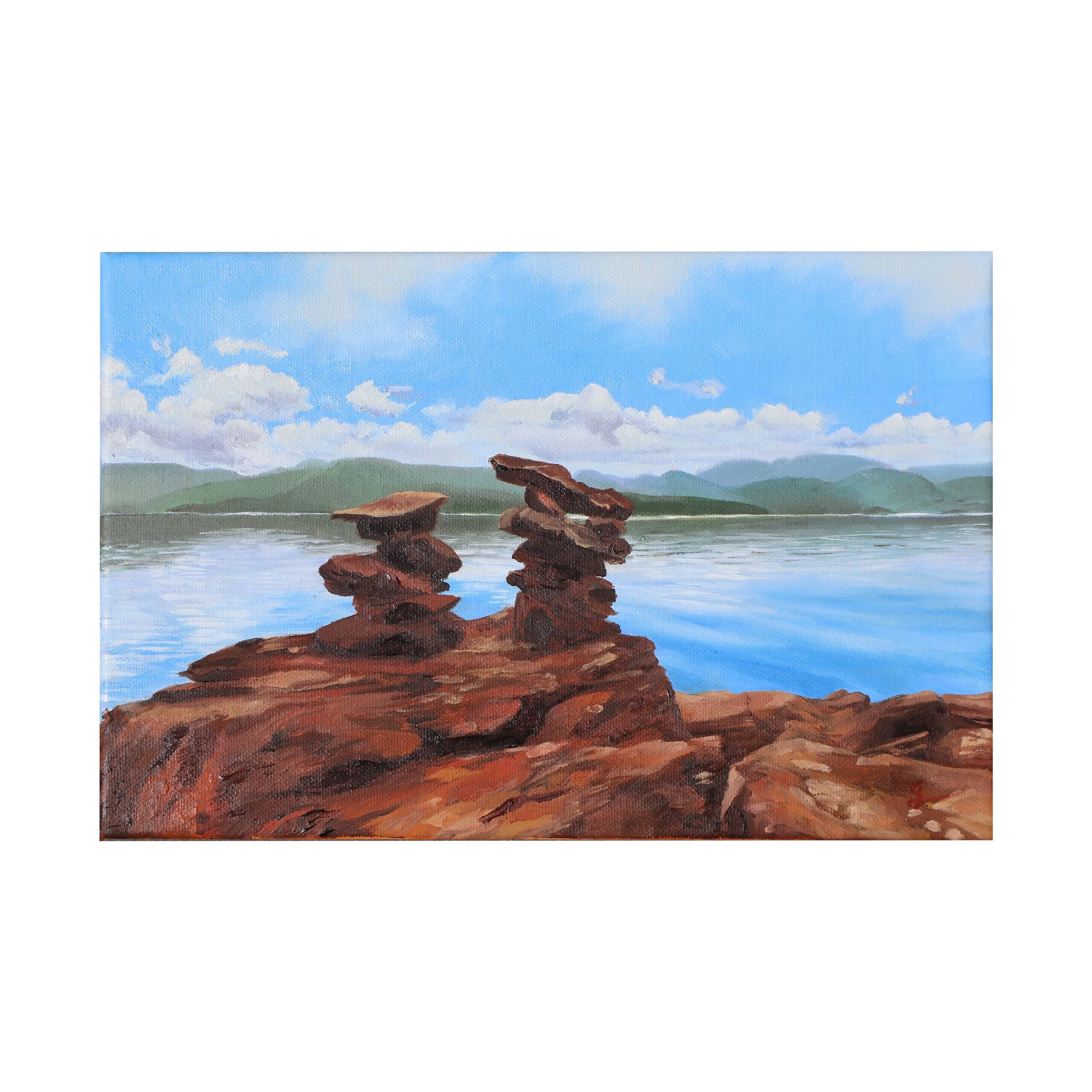Rocks Stack | Oil on Canvas | 30cm x 20cm (commission)