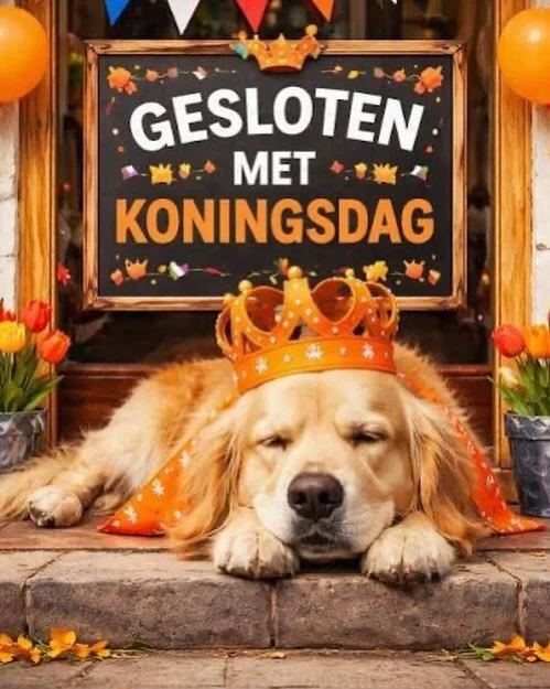 Met Koningsdag zijn wij gesloten! Voor spoed kunt u bellen naar 0900-2226333. Fijn weekend! 🦁🧡