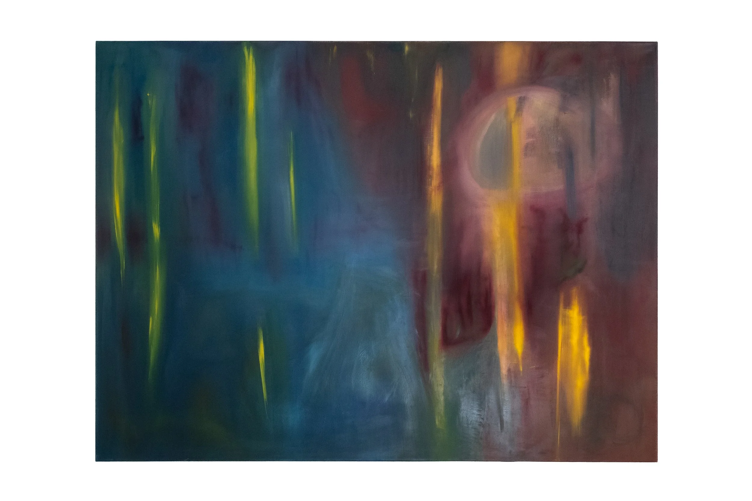 Phares, 2024, oil on canvas, 150 x 200 cm