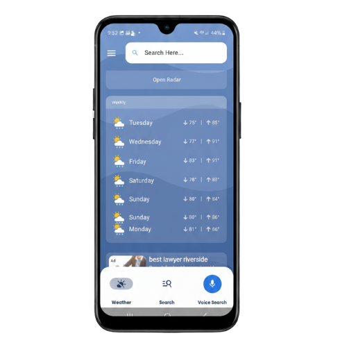 Detailed Forecasts screenshot