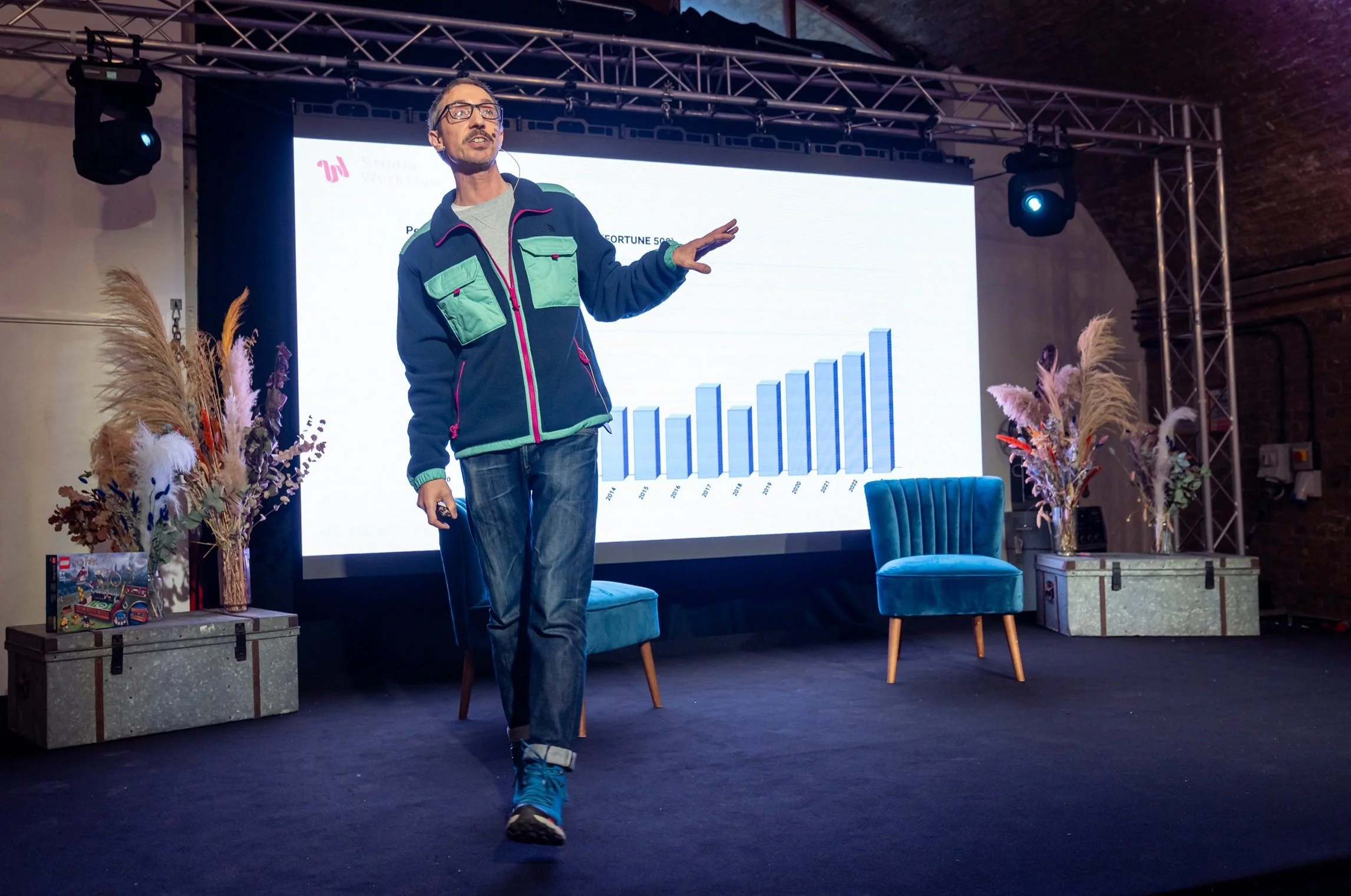 Kevin Mason Speaking at Pixelz Flow Event