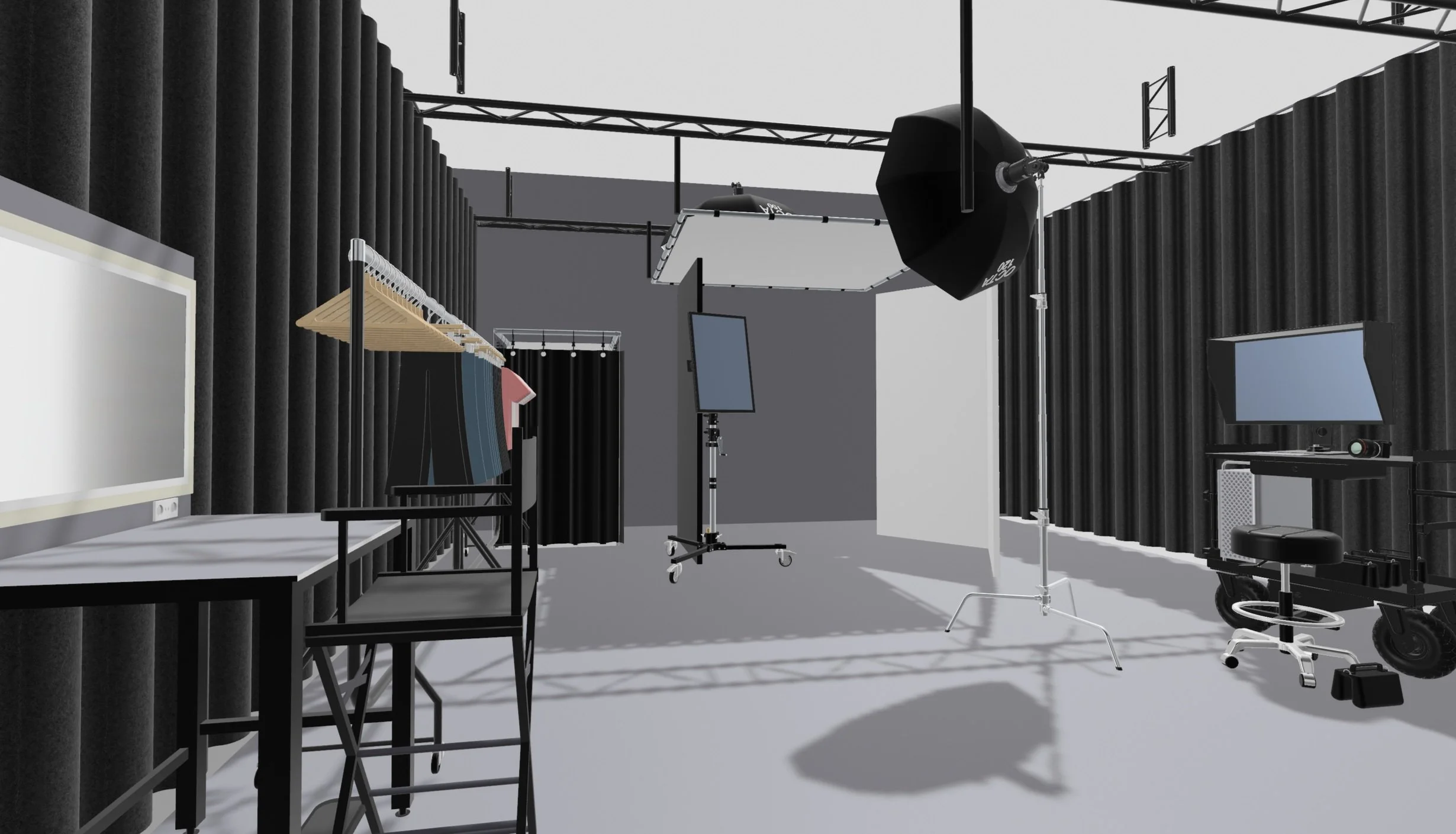 Virtual Reality Studio Photography ecommerce Set Design Concept by Studio Workflow