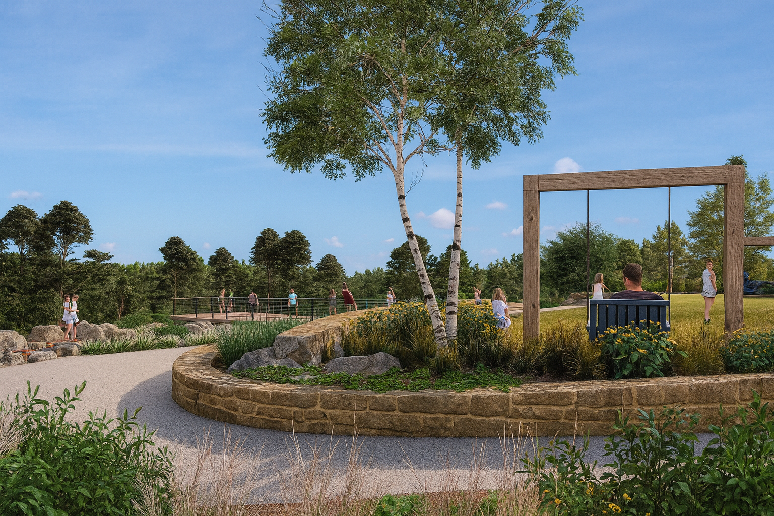 Community center Jackson Ridge northeast Oklahoma neighborhood