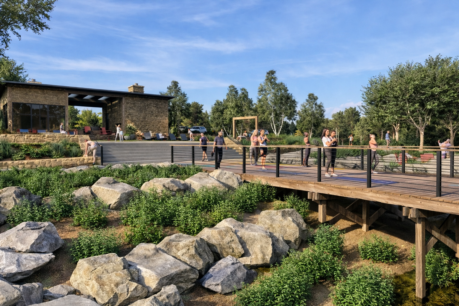 Peaceful residential community near Grand Lake in Oklahoma