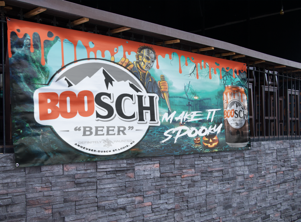 Home of the Ricky Bobby Beer Banners — Razor Edge Banner Company