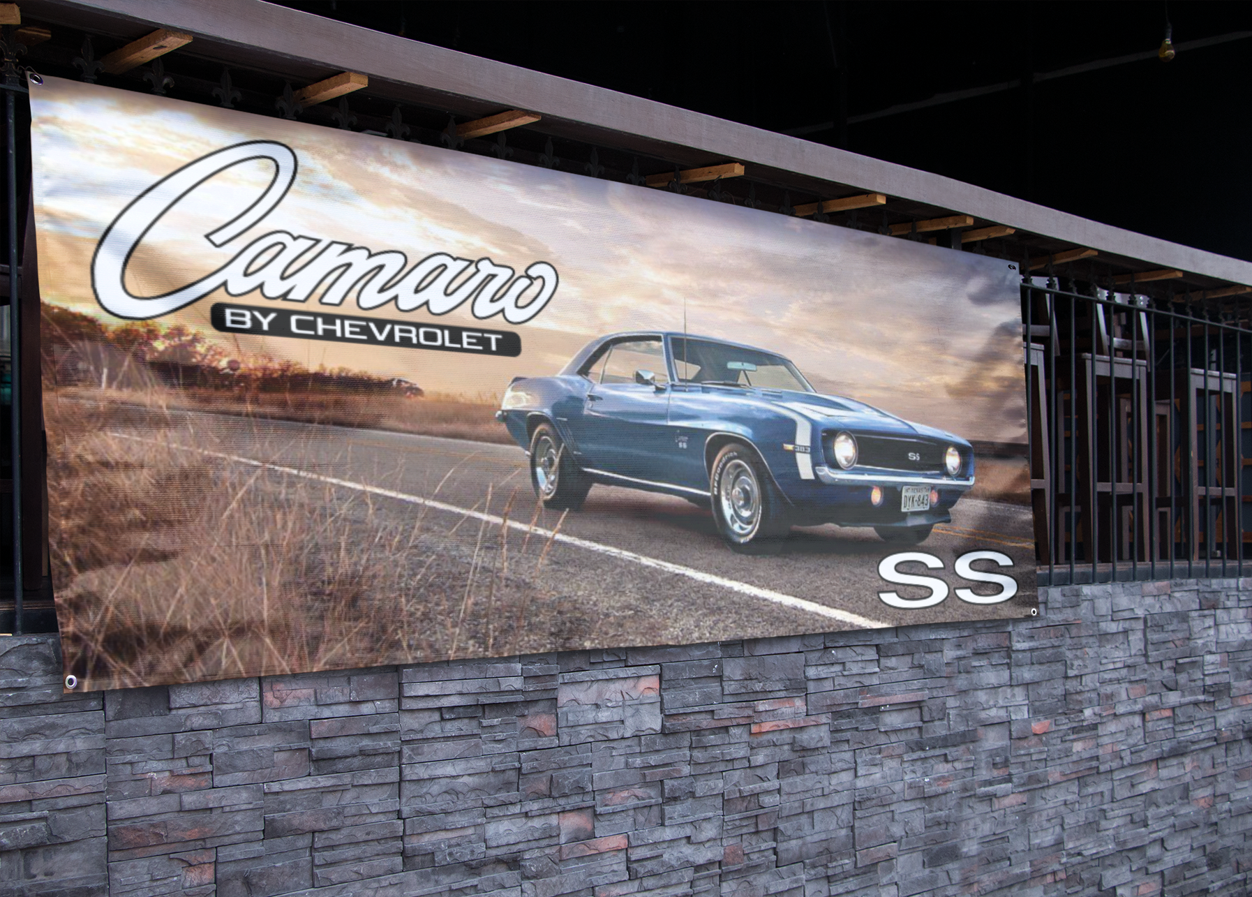 American Classic 1968 Chevrolet Camero Banner - 2.5ft x 5ft