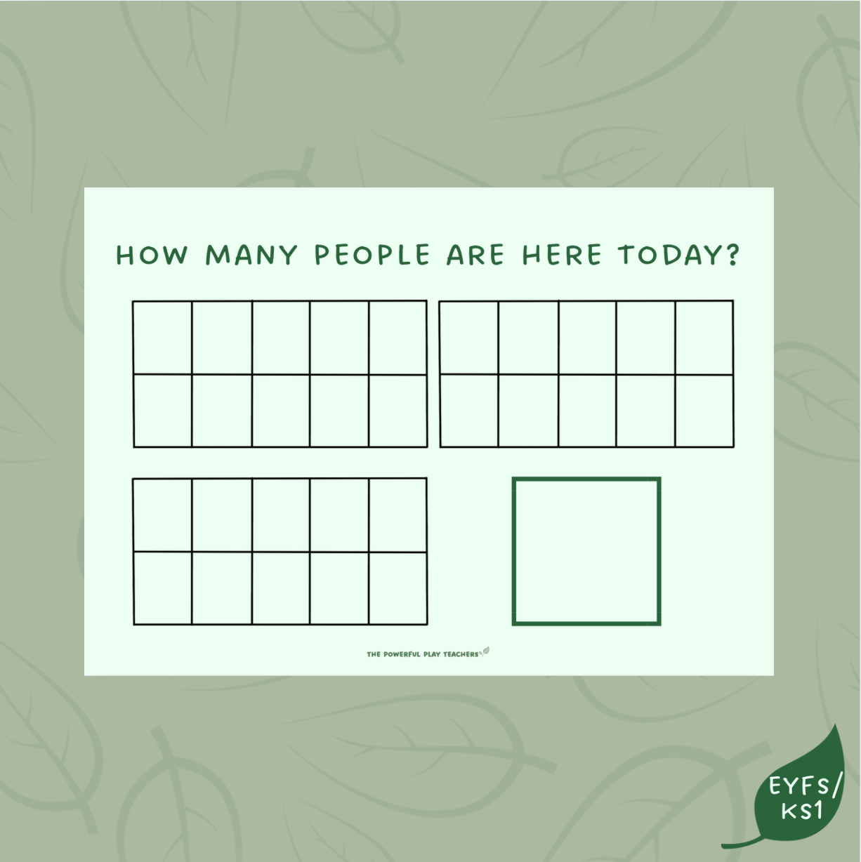 How Many People Are Here Today?