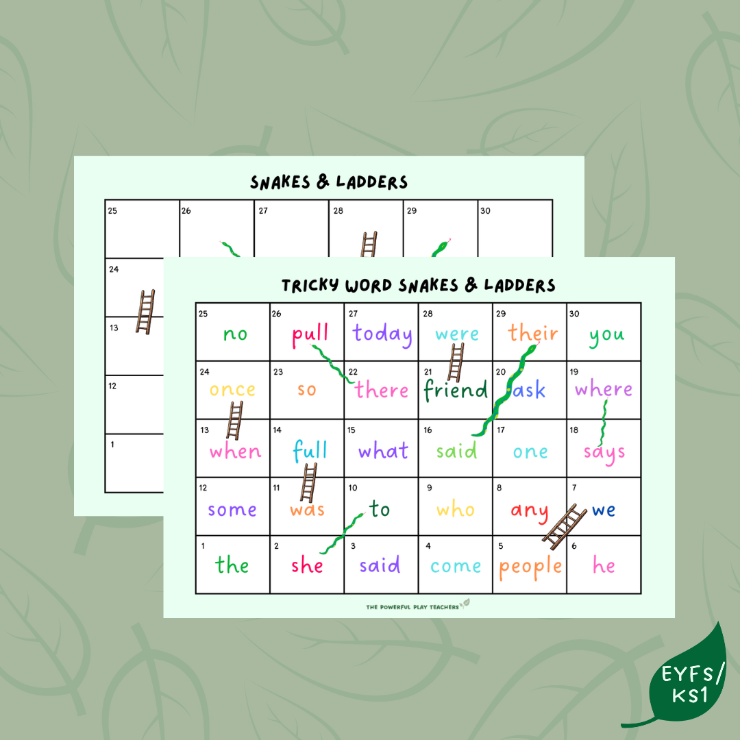 Phonics Snakes and Ladders