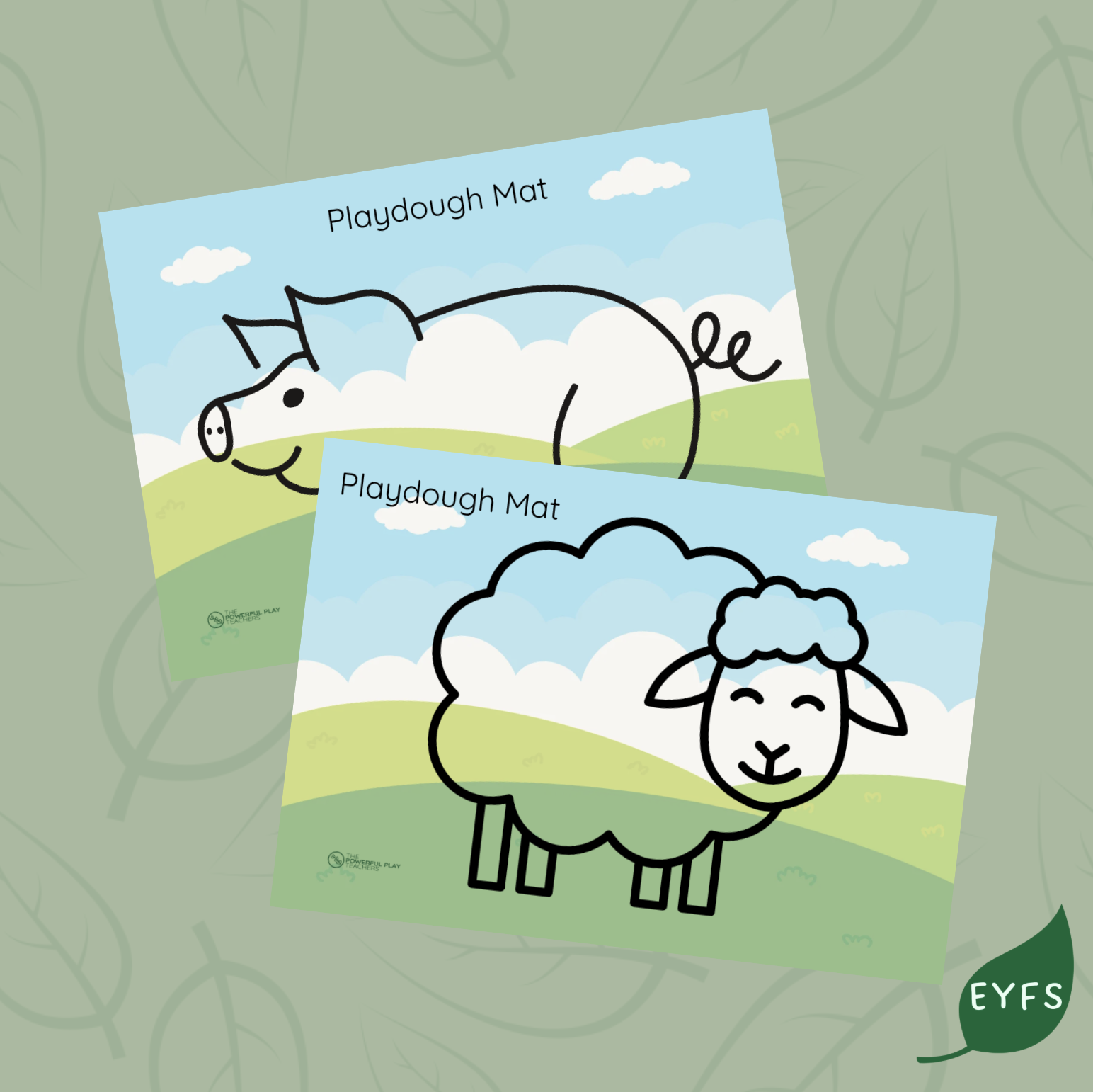 Playdough Mats: Farm