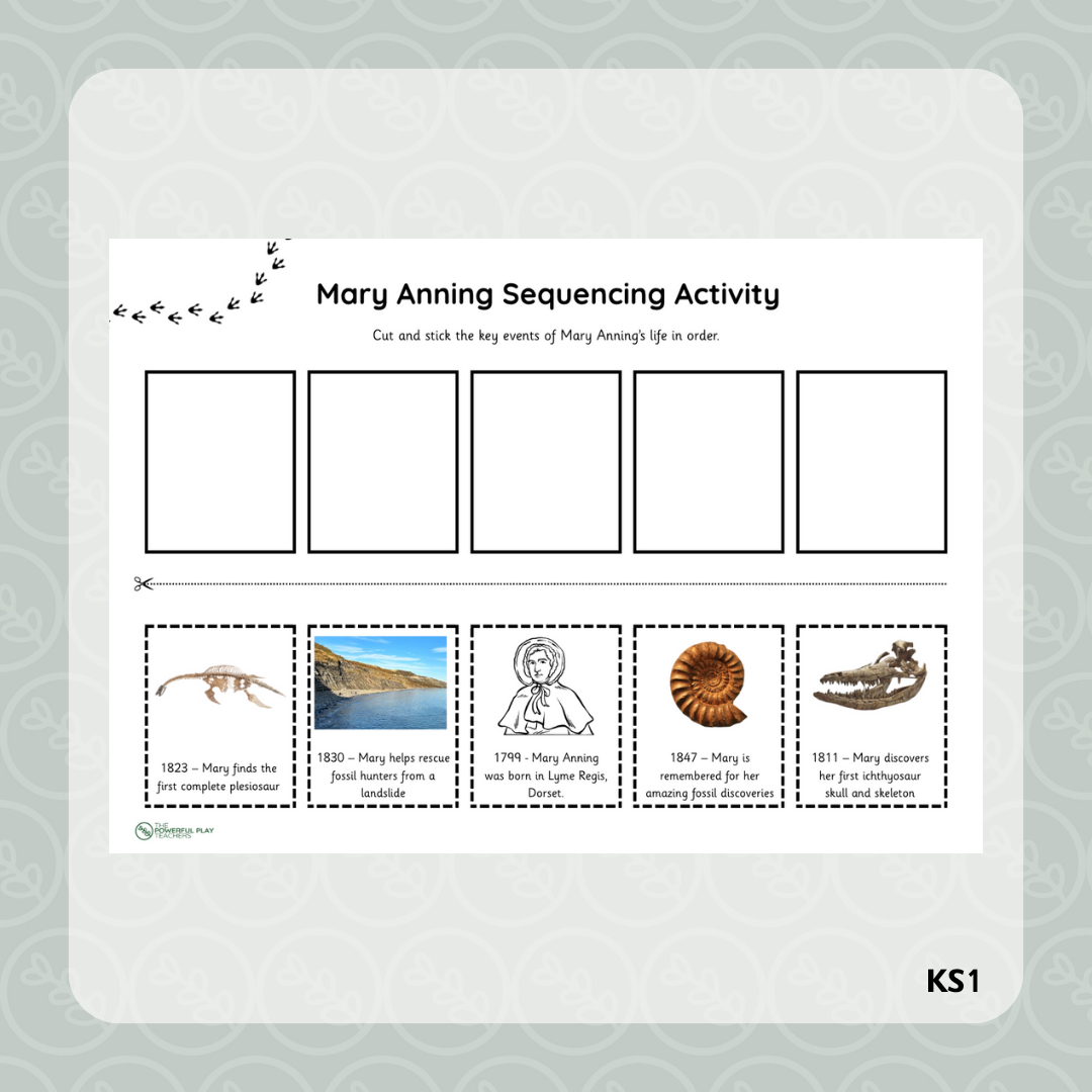 Mary Anning Sequencing Activity