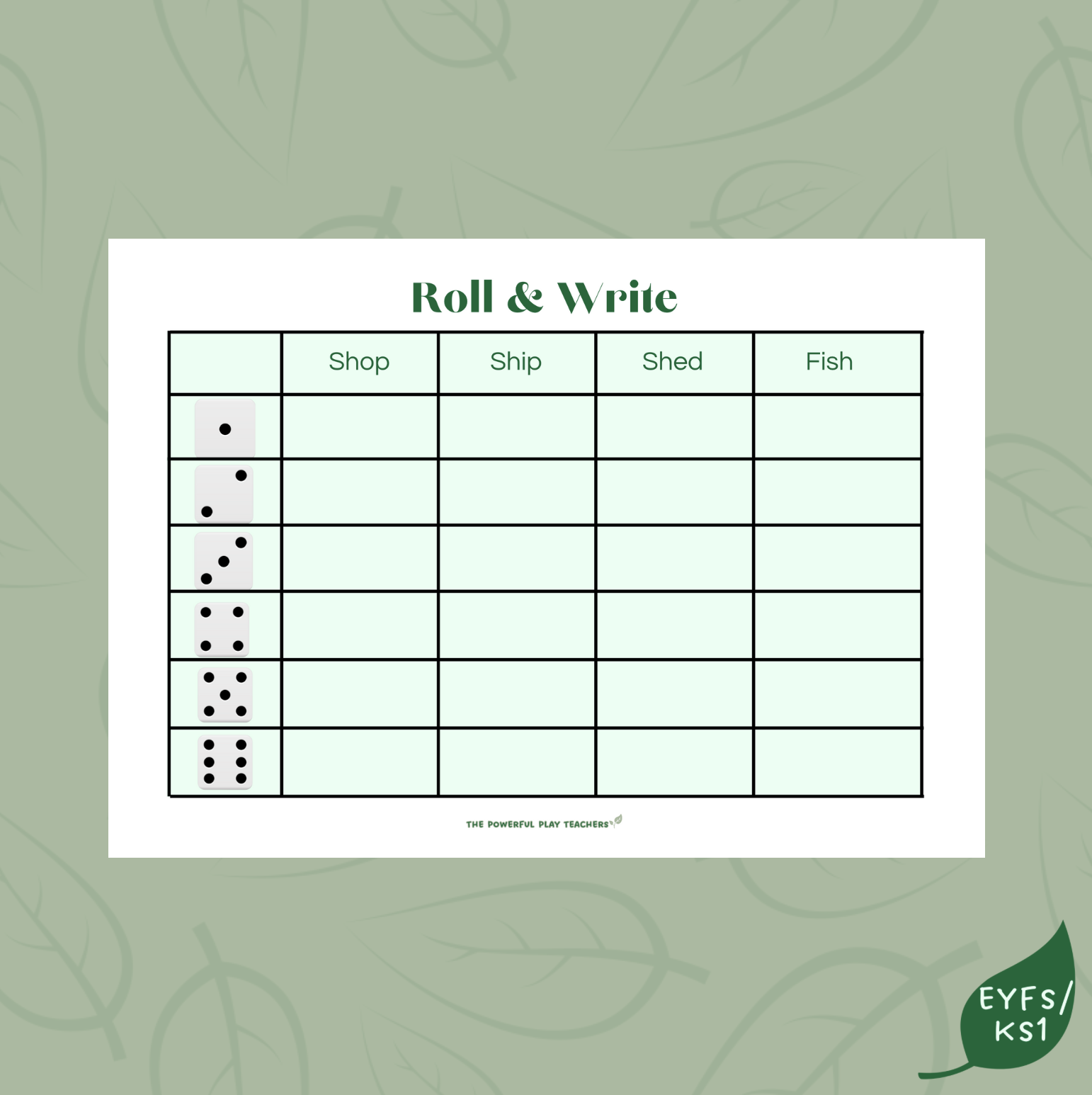 Roll and Write