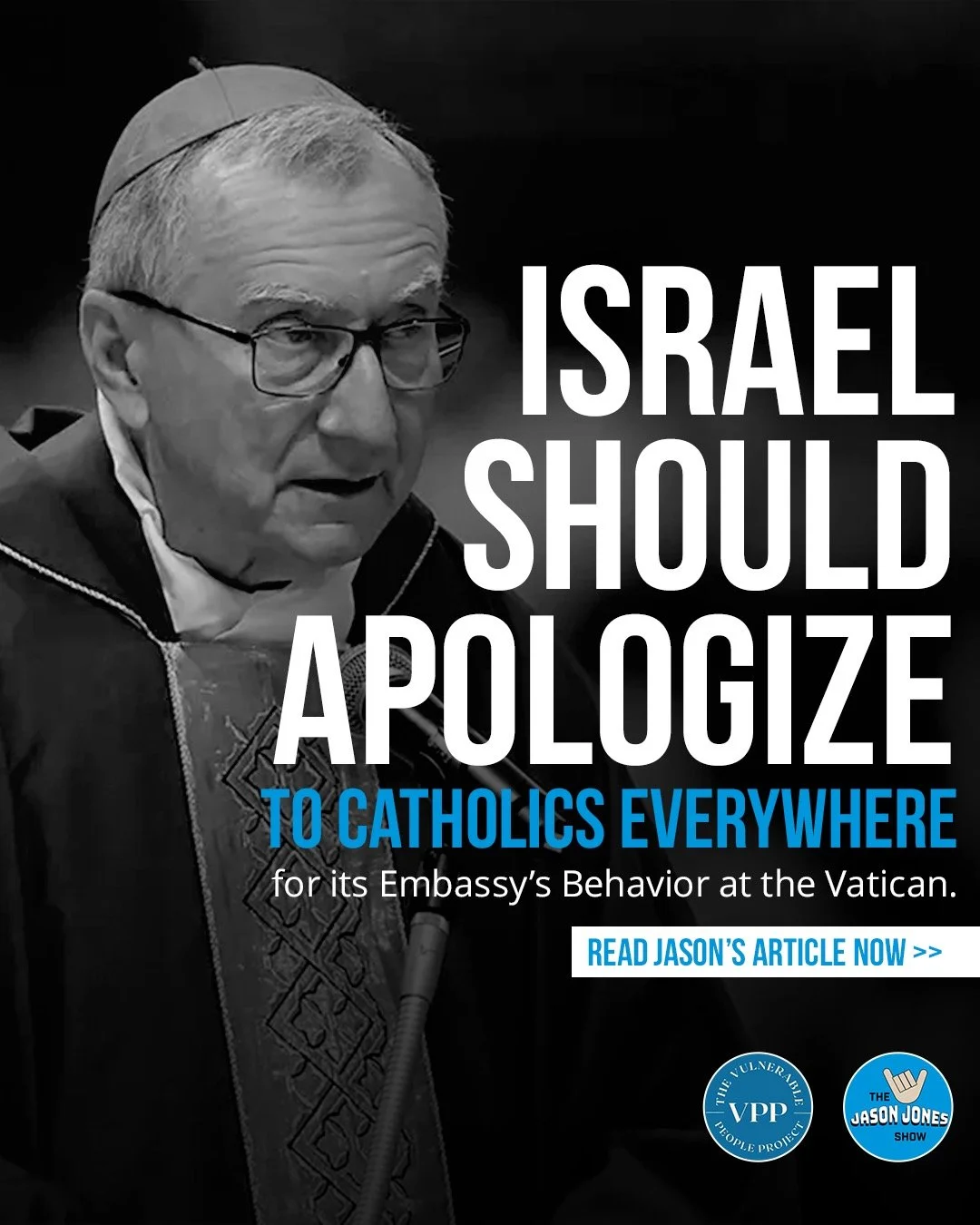 Israel owes Catholics &mdash; and all people of faith &mdash; an apology.
When the Israeli Embassy to the Vatican dismisses the Church&rsquo;s call for peace and respect for human dignity, it dishonors the countless lives lost and the Catholic faithf