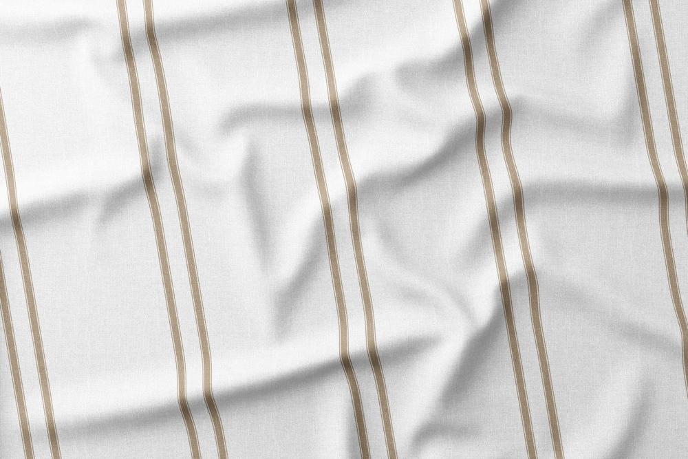 CIPWD-05 Mocha Stripes on White