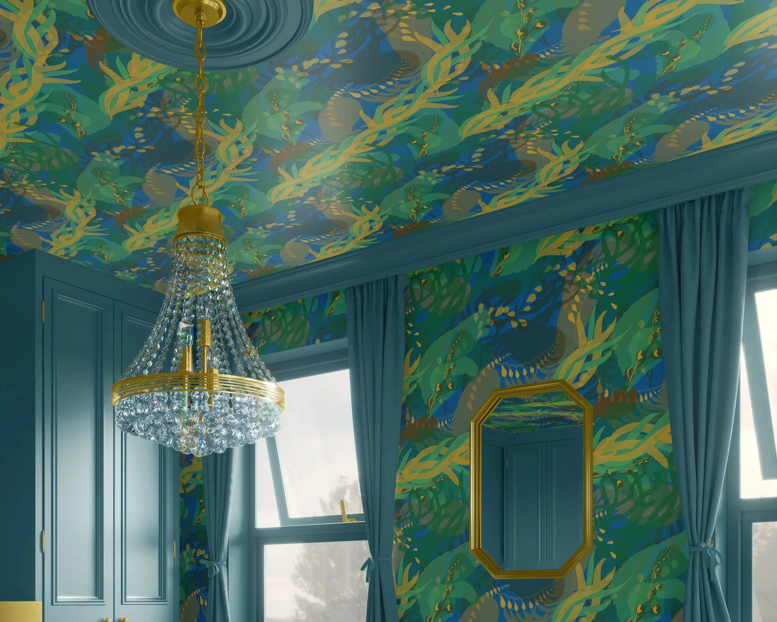 Why Patterned Ceilings Are the Best-kept Secret in Luxury Interiors