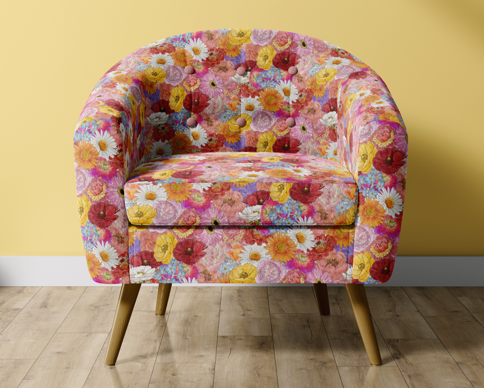 Watercolor Florals
Colorway: 04 (Bouquet)