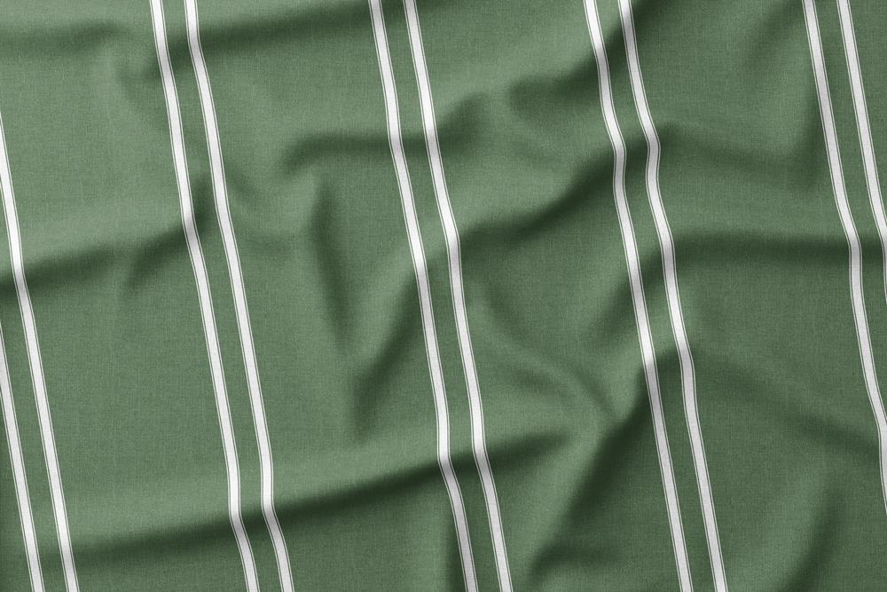 CIPWD-16 White Stripes on Dark Green