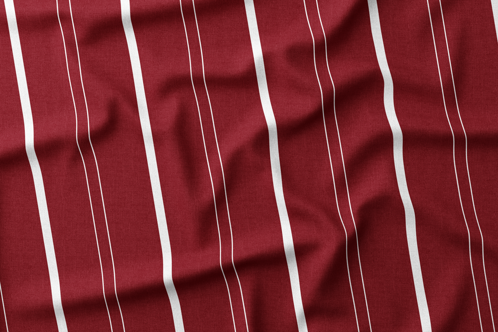 H2O-P-13 White Stripes on Crimson