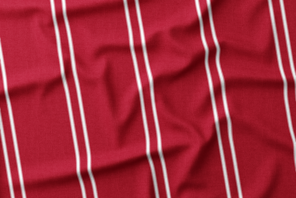 CIPWD-14 White Stripes on Dark Red