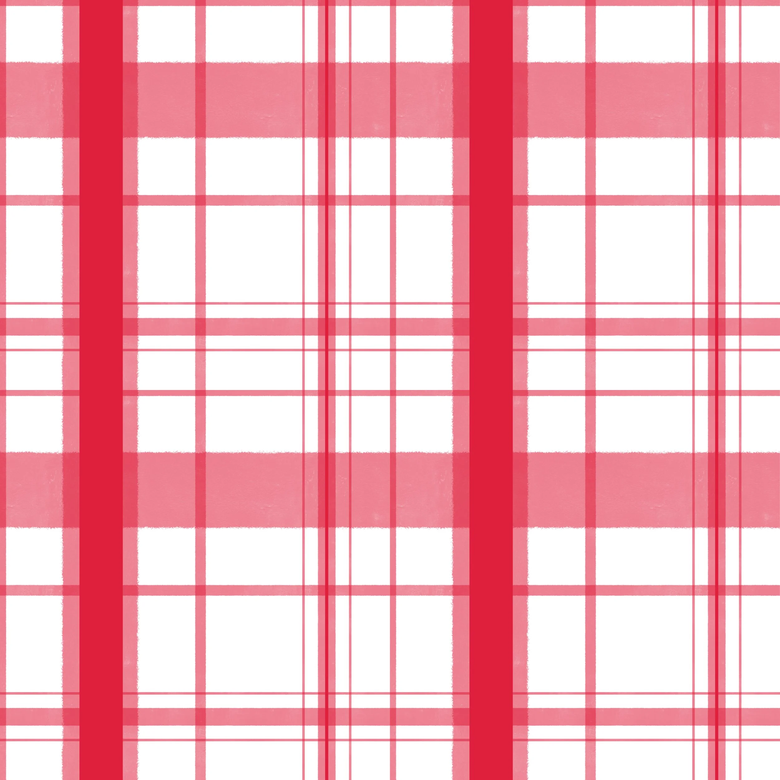 Red and white plaid pattern design