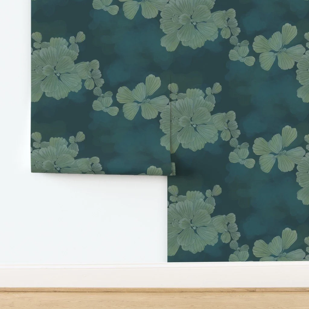 Kame Ukikusa Deep Water Teal