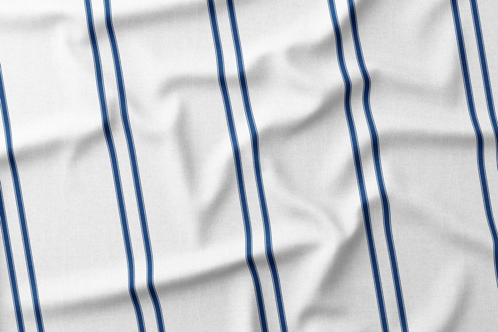 CIPWD-19 Dark Blue Stripes on White
