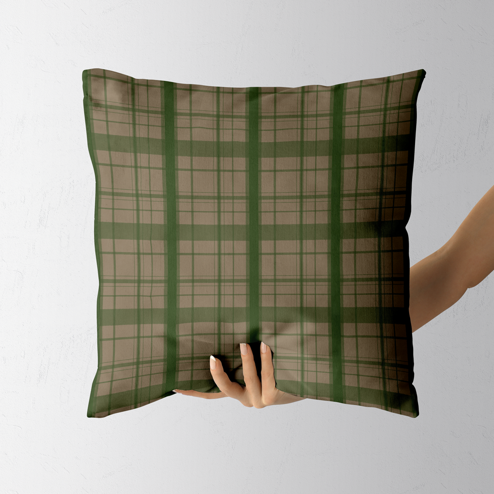 Plaids for All Seasons
Colorway: EF-IBBV-07 (Forest Green on Taupe)