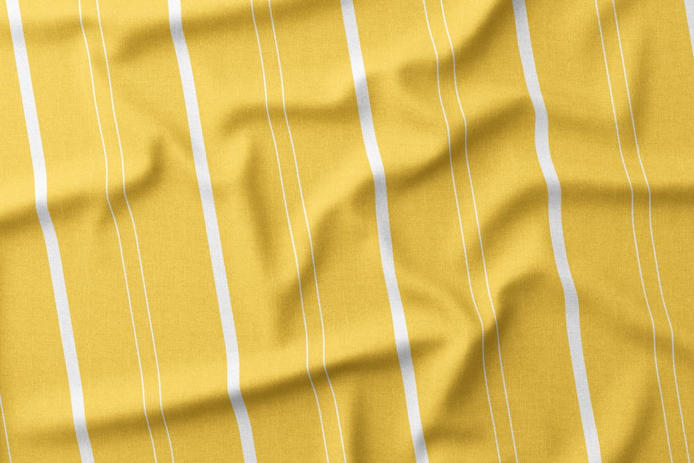 H2O-P-04 White Stripes on Sunny Yellow