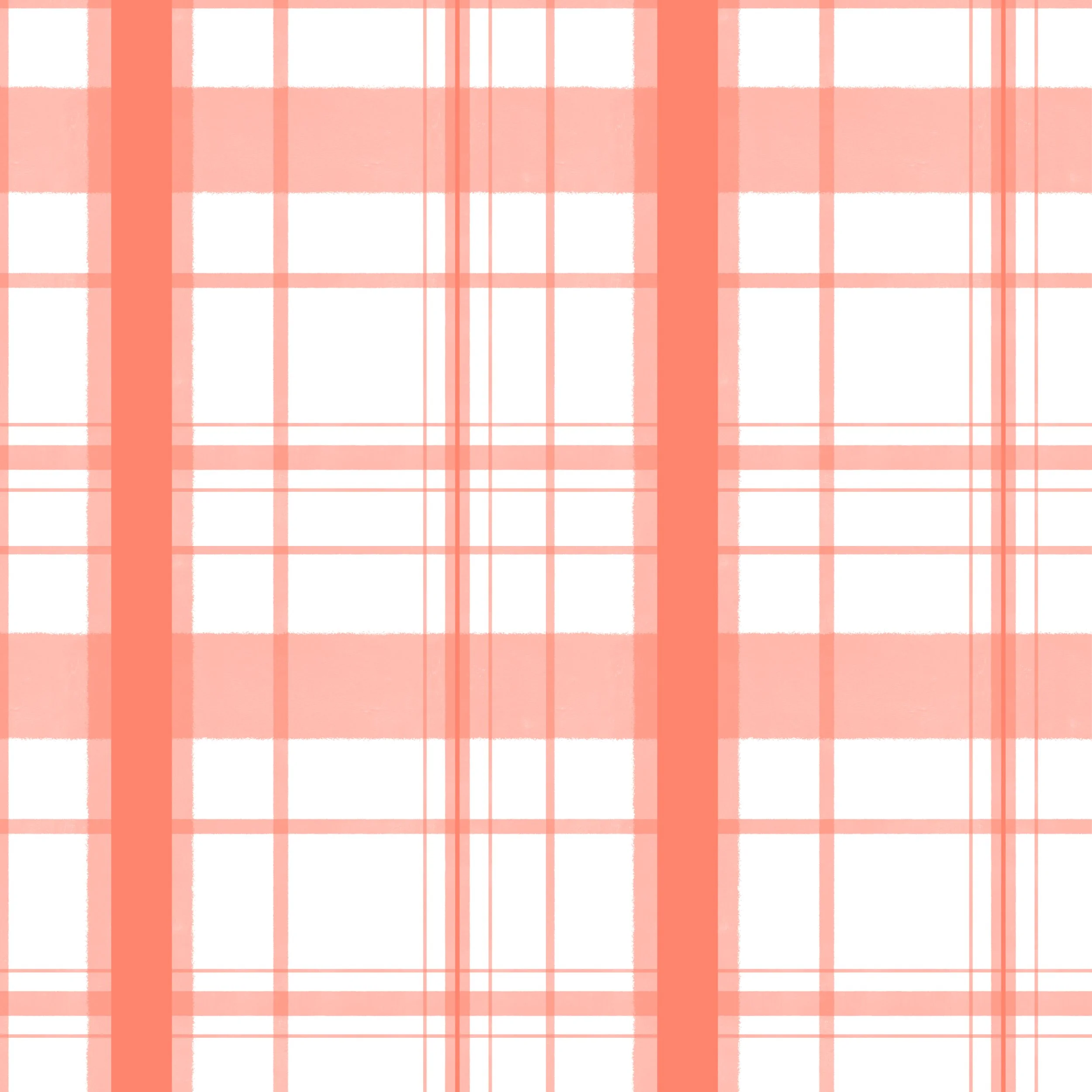 Red and white plaid pattern background.