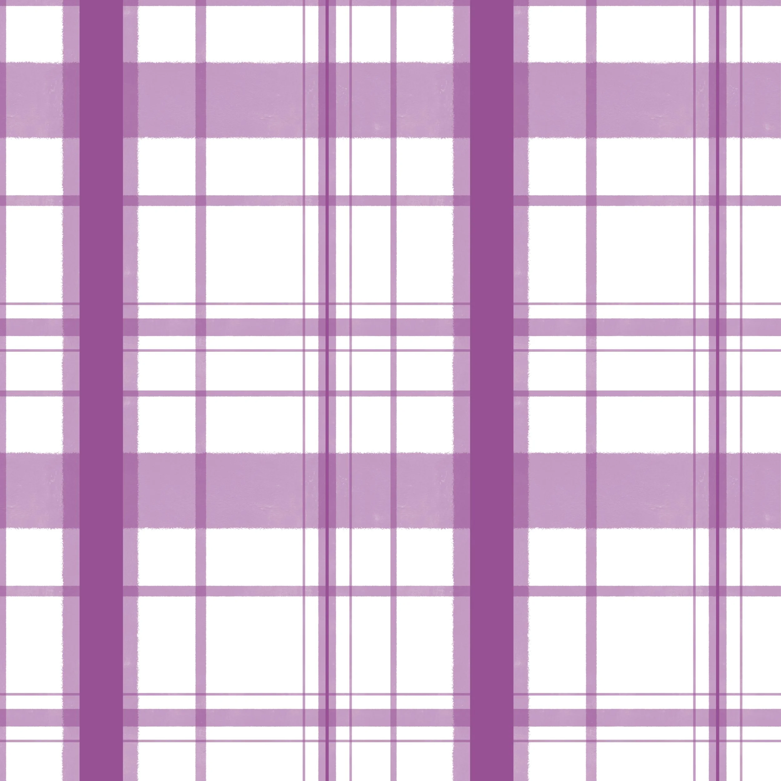 Purple plaid pattern with white background