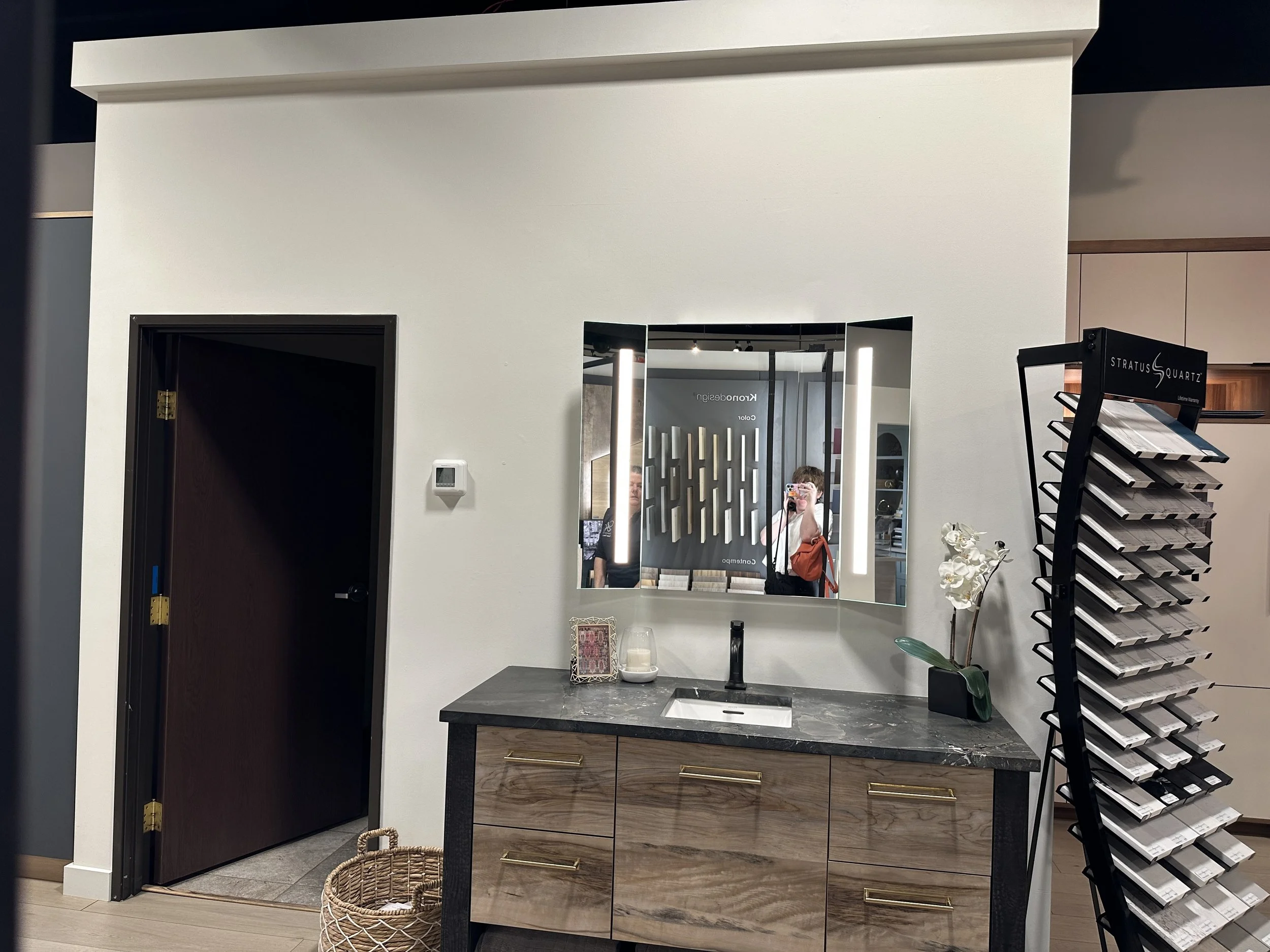 Concept 32 Showroom's Vanity Wall
Before Install