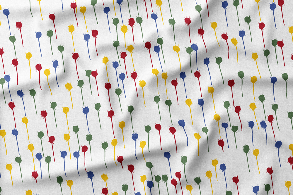 Dripping Paint Drops
Colorway: 01 (Jewel-toned Colors)