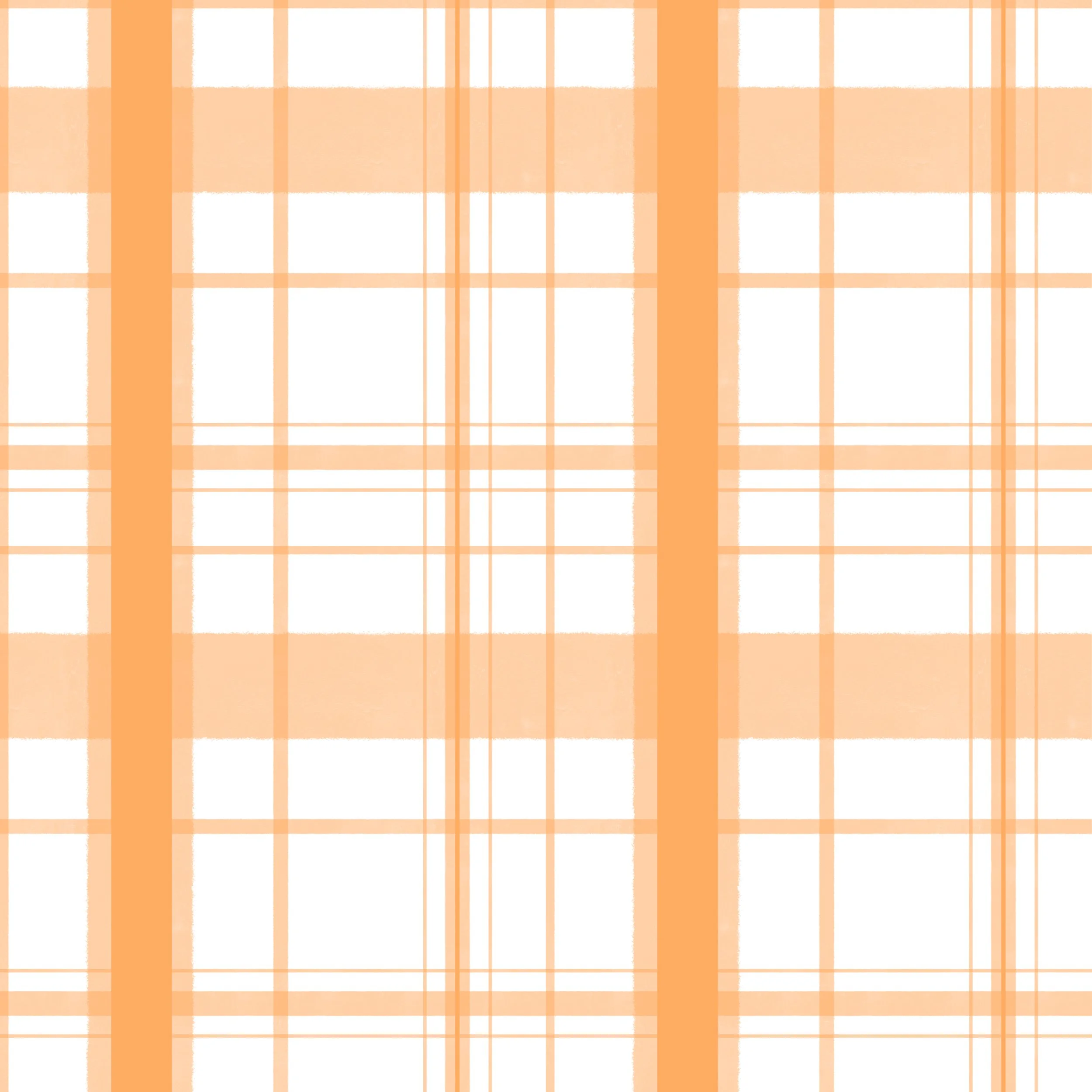 Orange and white plaid pattern