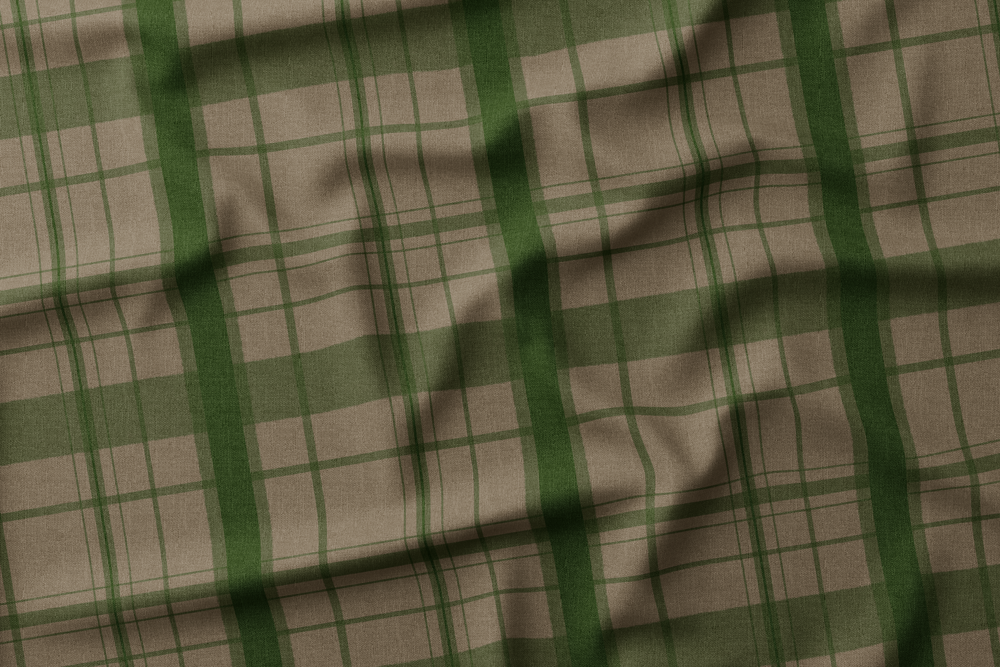 Plaids for All Seasons
Colorway: EF-IBBV-07 (Forest Green on Taupe)