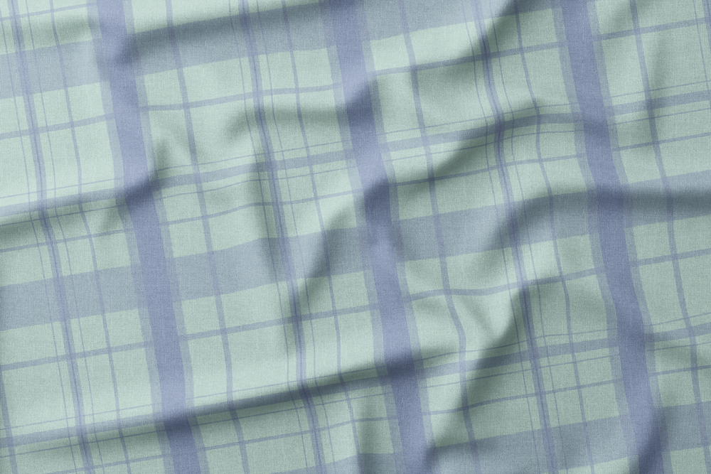 Plaid CIPWD-11 Faded Denim on Aqua