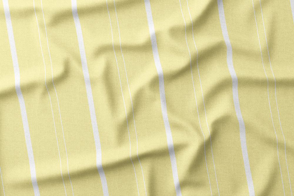 H2O-P-02 White Stripes on Soft Yellow
